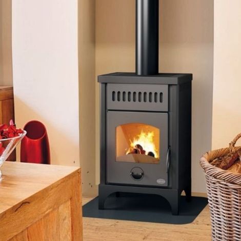 Stufa a legna Marta da 8,5 kw grigia Eva Calor (1/4)