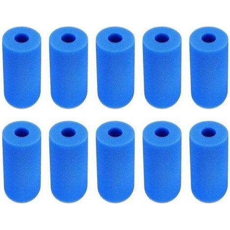 Lot de 10 Éponge Filtrante Type A, Filtre en Mousse pour Spa, Filtre de Piscine en Mousse, Cartouche de Filtre en Mousse, Réutilisables et Lavable, pour Spa, Piscine (1/5)