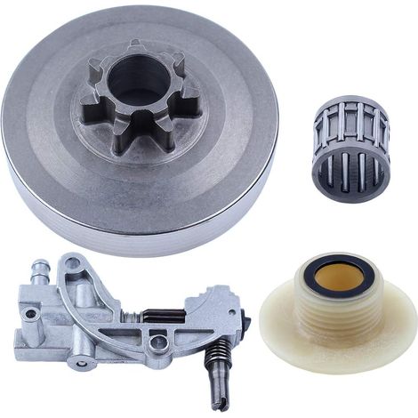 Kit de pompe à huile d'embrayage à tambour 325 pour tronçonneuse chinoise 45cc 52cc 58cc 4500 5200 5800 (1/5)