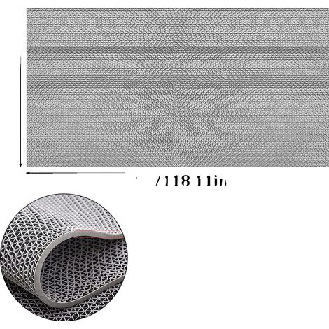 Tappetino drenante, superficie antiscivolo, materiale in PVC resistente, 0,9x3 m (1/2)