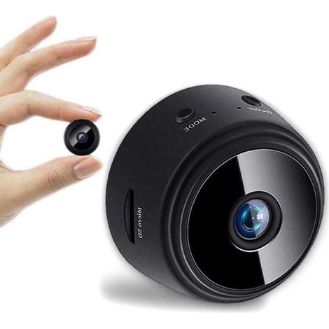 Mini caméra Espion cachée sans Fil WiFi 1080p HD Vision Nocturne Caméscope DVR Secret Micro Caméscope pour la sécurité à Domicile (1/4)