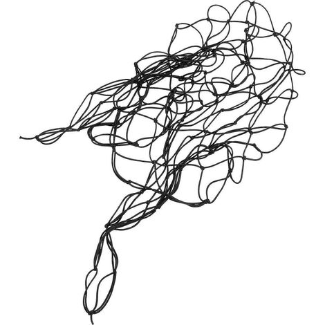Filet de treillage pour plantes grimpantes, 5 pièces, noir, pour jardin extérieur (1/5)