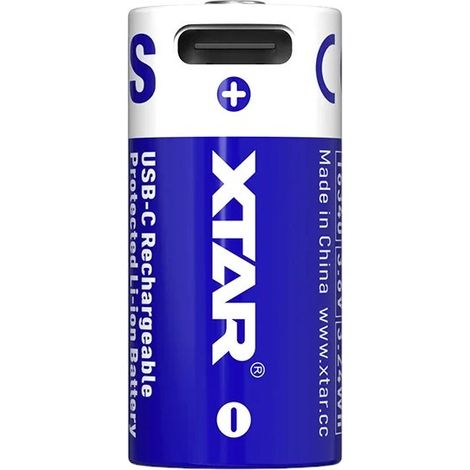 Pile 16340 / R-CR123 3,7 V Li-ion 900 mAh