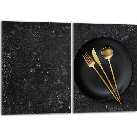 Glasschutzplatte für den Herd 2x40x52 Küche (1/5)