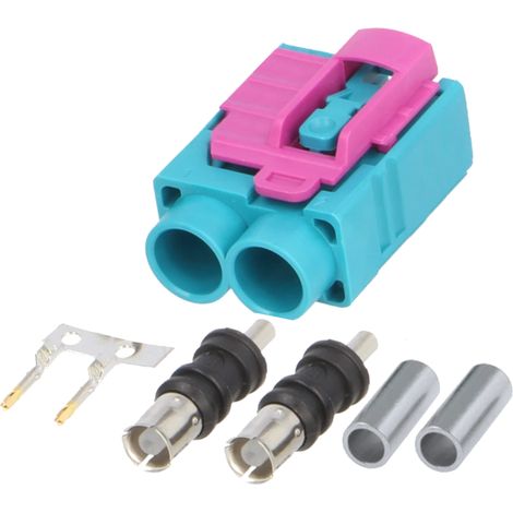 Fakra 2 presa per cavo RG174 code-Z dritto (1/2)