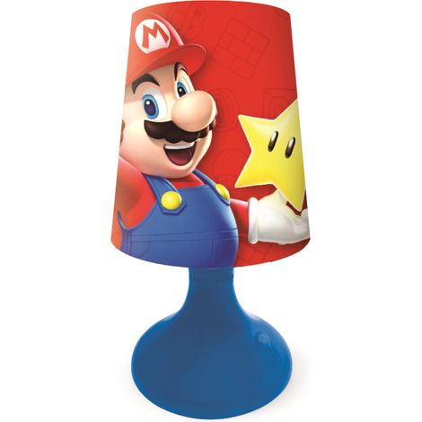 Lexibook, Super Mario, Mini lampada da comodino senza fili e luce notturna, rossa, MLT10NI (1/4)