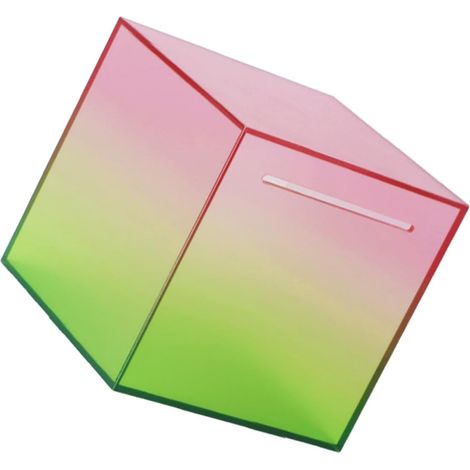 Boîte Tirelire Acrylique pour Économiser Tirelire De Bureau Compacte Pot à Monnaie De Table Facile à Nettoyer (1/5)