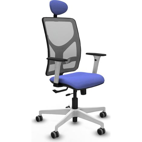 Silla de oficina piqueras y crespo Motilla blanco terciopelo cómoda (1/2)