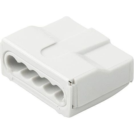 Borne a enficher 5 poles empilable, 1 mm² - 2,5 mm² 100 pieces