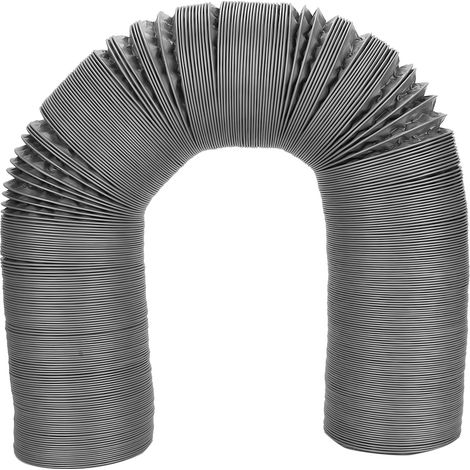 Conduit d'évacuation flexible en feuille d'aluminium double couche épaisse pour ventilateur (1/5)