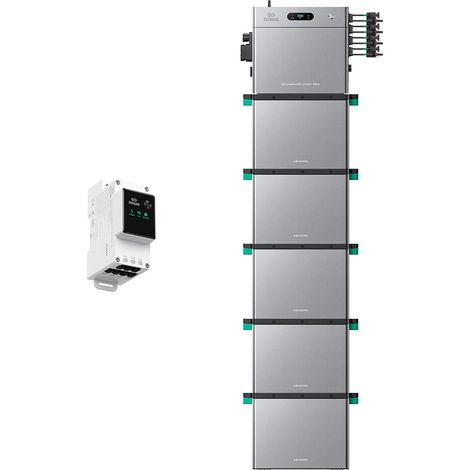 Zendure SolarFlow 2400 Pro – 2400W AC bidirektional, 4800W PV-Eingang, bis 16,8 kWh erweiterbar, Plug & Play, IP65, mit intelligentem Zähler 3CT, 5xAB3000L (14.40 kWh) (1/5)
