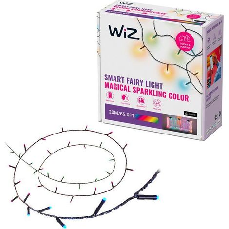 Guirnalda luminosa conectada WiZ Smart Fairy Light PHILIPS HUE 20 m 160 LED Wi-Fi 4 IP44 multicolor