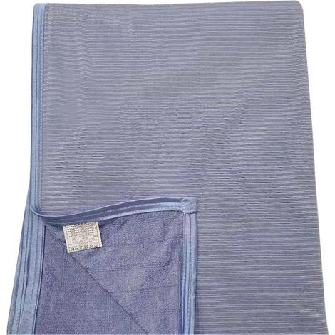 Couverture rafraîchissante double face, idéale pour les bouillottes, légère et pratique pour l'été, pour adultes, enfants et bébés.