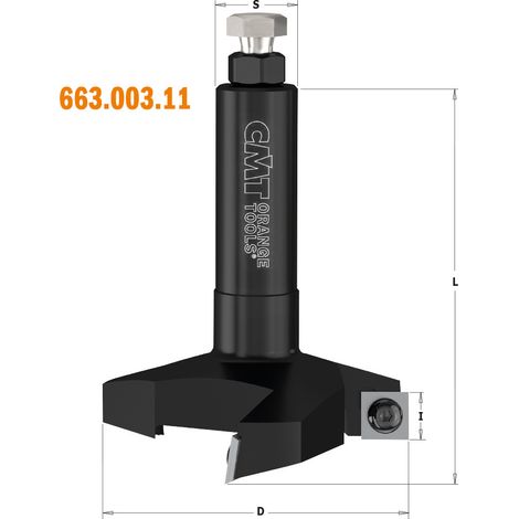 663.003.11 FRESA À CEPILLAR CON CUCHILLAS HW Z3 S=20x50 D=80x12x90 DX