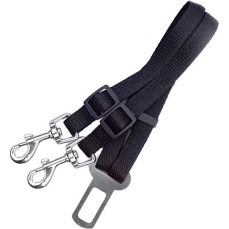 Ceinture De Sécurité Pour Chien - Sangle Réglable Absorbant Les Chocs - Pour Voiture - 1 Pièce
