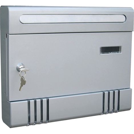 CASSETTA POSTALE PORTALETTERE mod. CONDOMINIO ORIZZONTALE SILVER CASSETTA DELLA POSTA