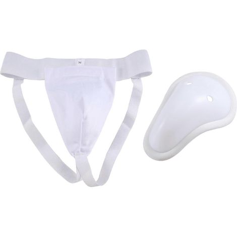 Protection d'aine pour homme (lot de 6), adaptée à la boxe, au kickboxing et à l'entraînement au Muay Thai respirante et ajustable convient également à l'entraînement au karaté. (1/4)