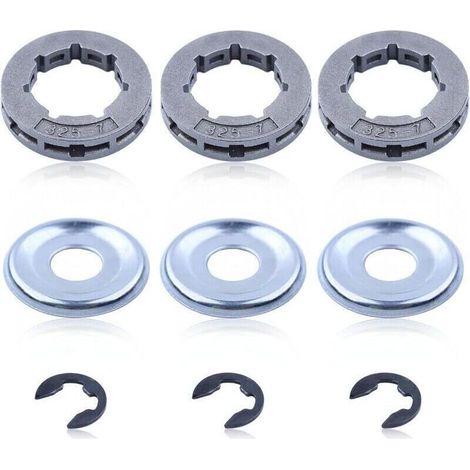 .325" 7 Tooth Sprocket for STIHL 021 024 025 028 MS 250 Chainsaw and More Models, Universal 325 Ring Chain Wheel Sprocket Replacement Parts Kit Accessory (1/4)