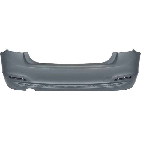 Pare-choc arrière à peindre simple sortie échappement simple gauche 316/318/320 Modern/Sport/Luxury Line BMW Serie 3 F30/F31 phase 2 2015-2018