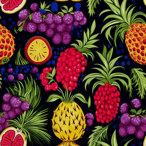 Tela decorativa para exteriores Oxford - Motivo frutal  DX6277 (1/5)