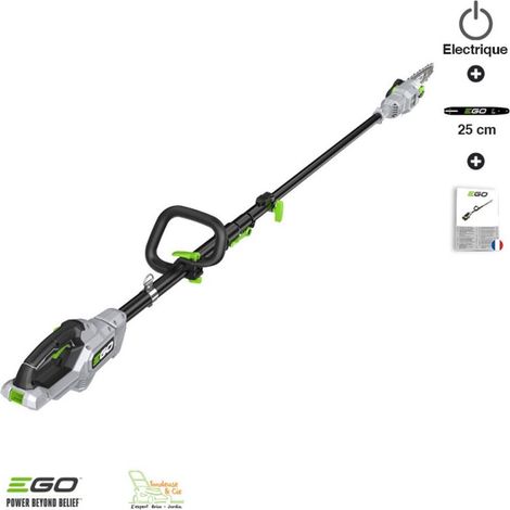 Perche élagueuse téléscopique carbone PS1000E à batterie EgoPower guide Oregon 25 cm (1/5)