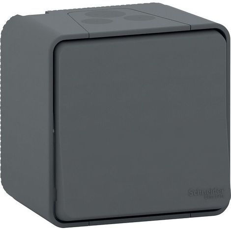 Va-et-vient lumineux LED gris saillie Muréva Styl IP55 IK08 (1/5)
