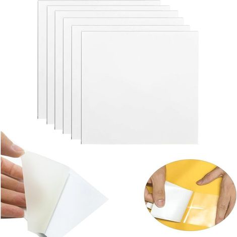 Kit de réparation 6PCS gonflables auto-adhésifs en TPU imperméable pour piscine gonflable, Convient pour les jouets gonflables, les matelas pneumatiques, les piscines flottantes-8.8cm8.8cm (1/5)