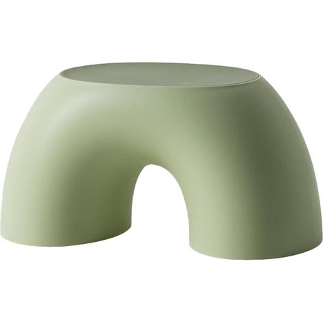 Tabouret enfant en plastique antidérapant, marchepied multifonctionnel vert pour salle de bain (1/5)