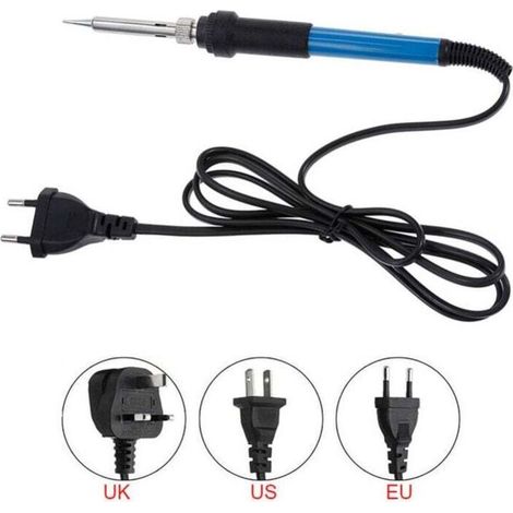 Fer à souder électrique à noyau chauffant en céramique 15pcs Set Norme européenne 220V-Crezuo (1/3)