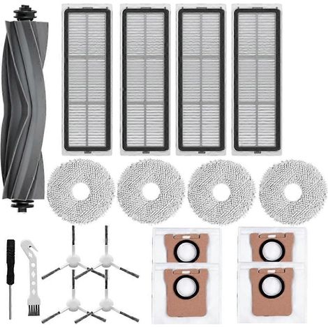Pièces détachées pour aspirateur Dreame L10 Ultra/L10S Ultra/L10S Pro/L10S Pro Gen 2/L10 Prime/Xiaomi X10+/X20+ : brosse, filtre et serpillière (1/5)