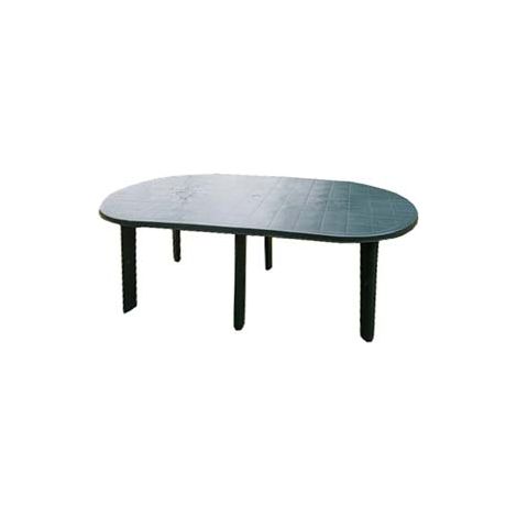 TAVOLO DA GIARDINO TAVOLO 180 VERDE CM.181X90X72H.  cm.181x90x72h.  peso kg.13,4