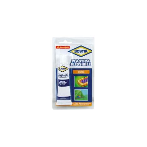 ADESIVO PER PLASTICA FLESSIBILE- - gr.50 - 3 blister BOSTIK