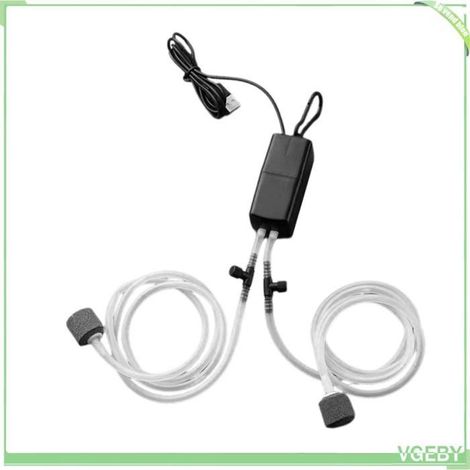 Pompe à oxygène pour aquarium - FAFEICY - Portable USB - Compacte et portable - Ultra silencieuse - ABS durable (1/5)