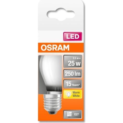 Lampadina LED Osram E27 2,8W 2700 Kelvin 250 Lumen (1/4)