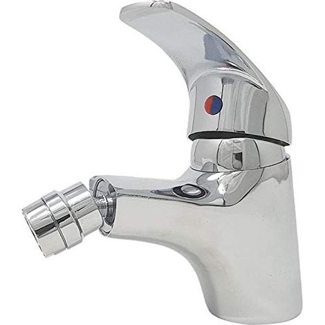 TEMPO DI SALDI Rubinetto Monoleva Con Flessibili In Ottone Con Testa Mobile Per Bidet Lavabo