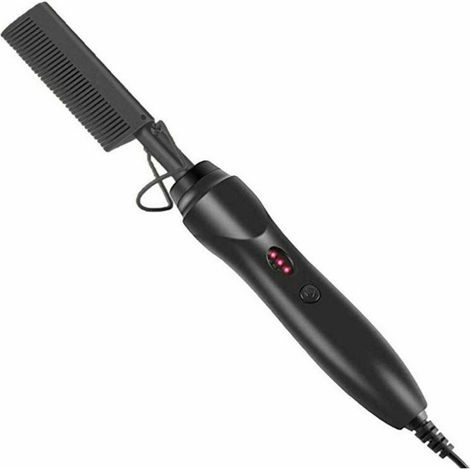PIASTRA Pettine Caldo Per Capelli Lisci Riscaldamento Elettrico Barba STYLING