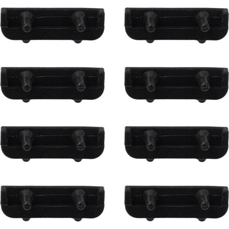 Lot de 16 butoirs en caoutchouc pour plateau de friteuse à air, pieds de rechange en silicone pour une meilleure durabilité