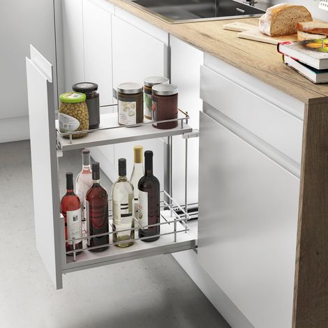 Casier à bouteilles amovible M40 48304014 - Ligne COMPACT MINIM - Casier à bouteilles amovible avec base blanche (1/4)