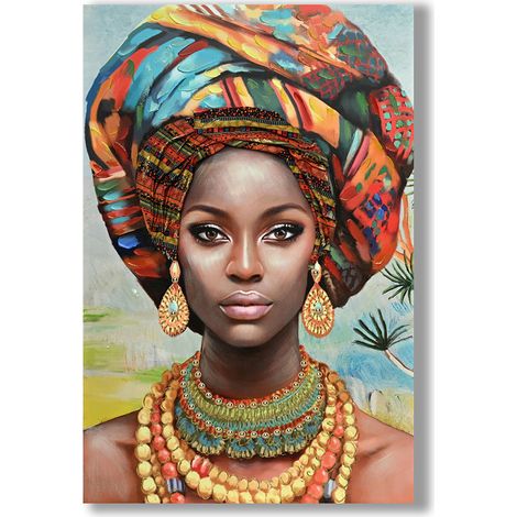 Quadro decorativo africano da parete - Arte etnica unica e originale