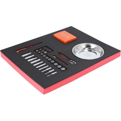 BAHCO - Jeu de douilles/embouts avec coupelle magnétique, module 2/3 Fit&Go - 53 pcs (1/2)