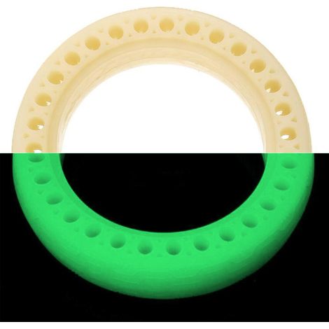 Schlauchloser Vollgummireifen, 8,5 Zoll, Xiaomi M365/Pro Scooter, fluoreszierendes Grün