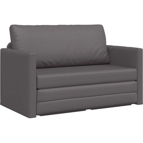 Canapé-lit，Canapé convertible Gris 124 x 71 x 78 cm Velours CFW77174 (1/5)