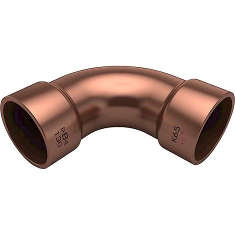 CURVA 90° IN RAME A SALDARE FEMMINA/FEMMINA 54mm BANNINGER5002A054000000