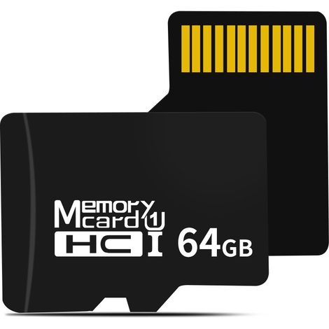 64 GB TF-Speicherkarte, microSDHC U1, Hochgeschwindigkeits-Speicherkarte, Speicherkarte für Überwachungskamera und Reiserekorder