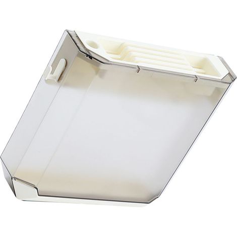 Range-couteaux mural ultra-mince, boîte de rangement en plastique pour cuisine, gris (1/5)