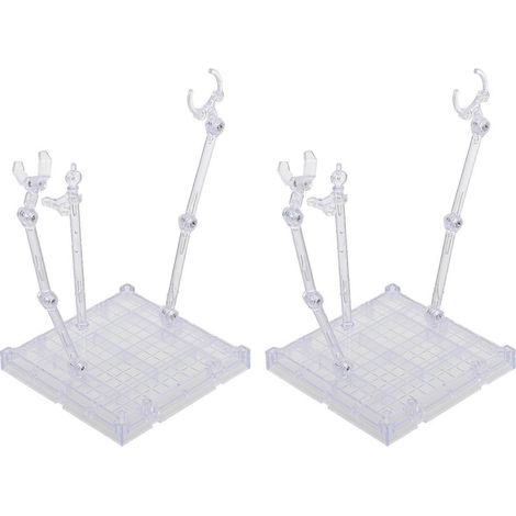 Support de figurine articulée portable, support en plastique compatible avec 2 modèles. (1/5)