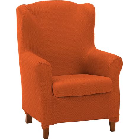 Housse élastique pour Fauteuil à Oreilles Duplex - Orange (1/4)