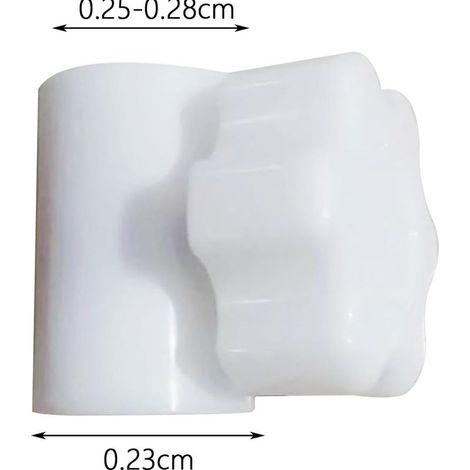 Connecteur pour mât de parasol, léger et durable, une solution pratique pour remplacer les connecteurs des parasols de terrasse et de restaurant. (1/4)
