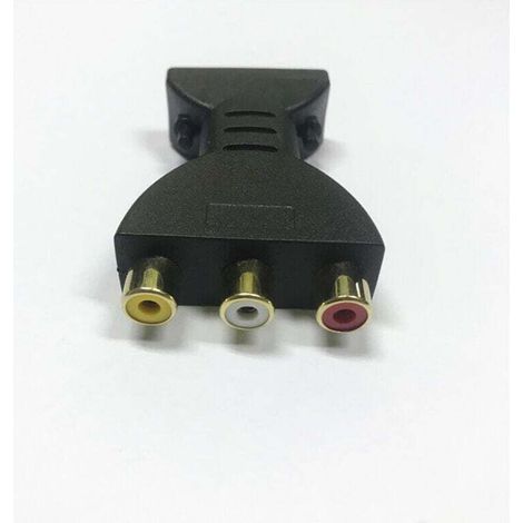 Audio - Convertisseur vidéo HDMI vers RCA Adaptateur HDMI vers AV Synchronisation rouge, blanc et jaune (1/3)