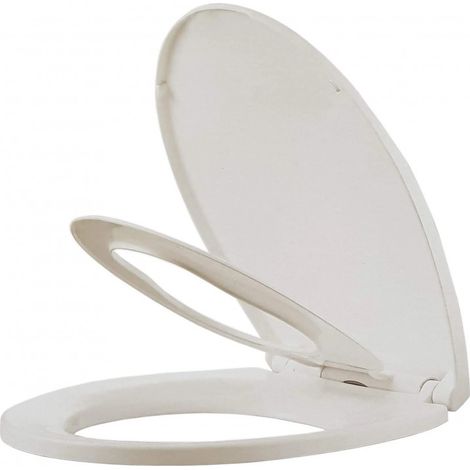 Asiento de inodoro Masma Family Pro 2 en 1 con tapa extraíble para niños, cierre suave, duroplast, blanco, 46,8 × 37 cm (1/5)